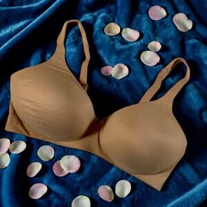 Soma Intimates Women's 38D Tan Neutral Warm Amber Embraceable Wireless Bra